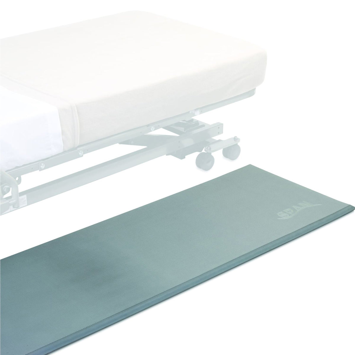 MAT, BEDSIDE FALL ELASTOMER GEL-NANO SLVR INFUSED 24"X70"X1"