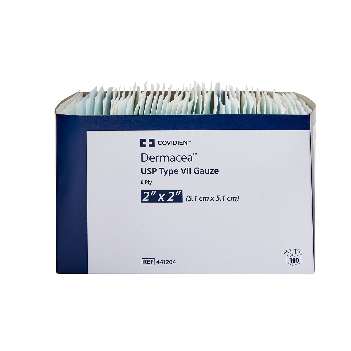 SPONGE, GAUZE DERMA 8PLY STR 2X2