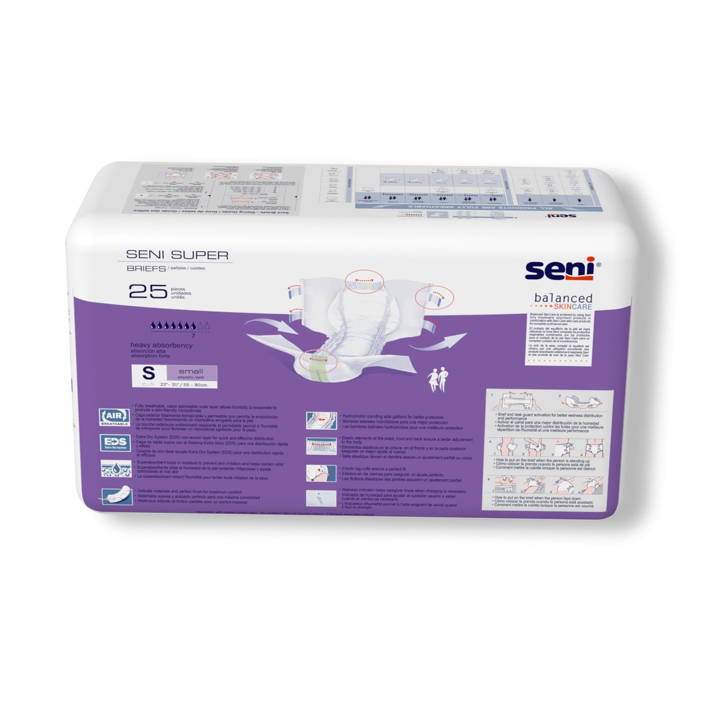 BRIEF, INCONT SENI SUPER SM 22"-31"