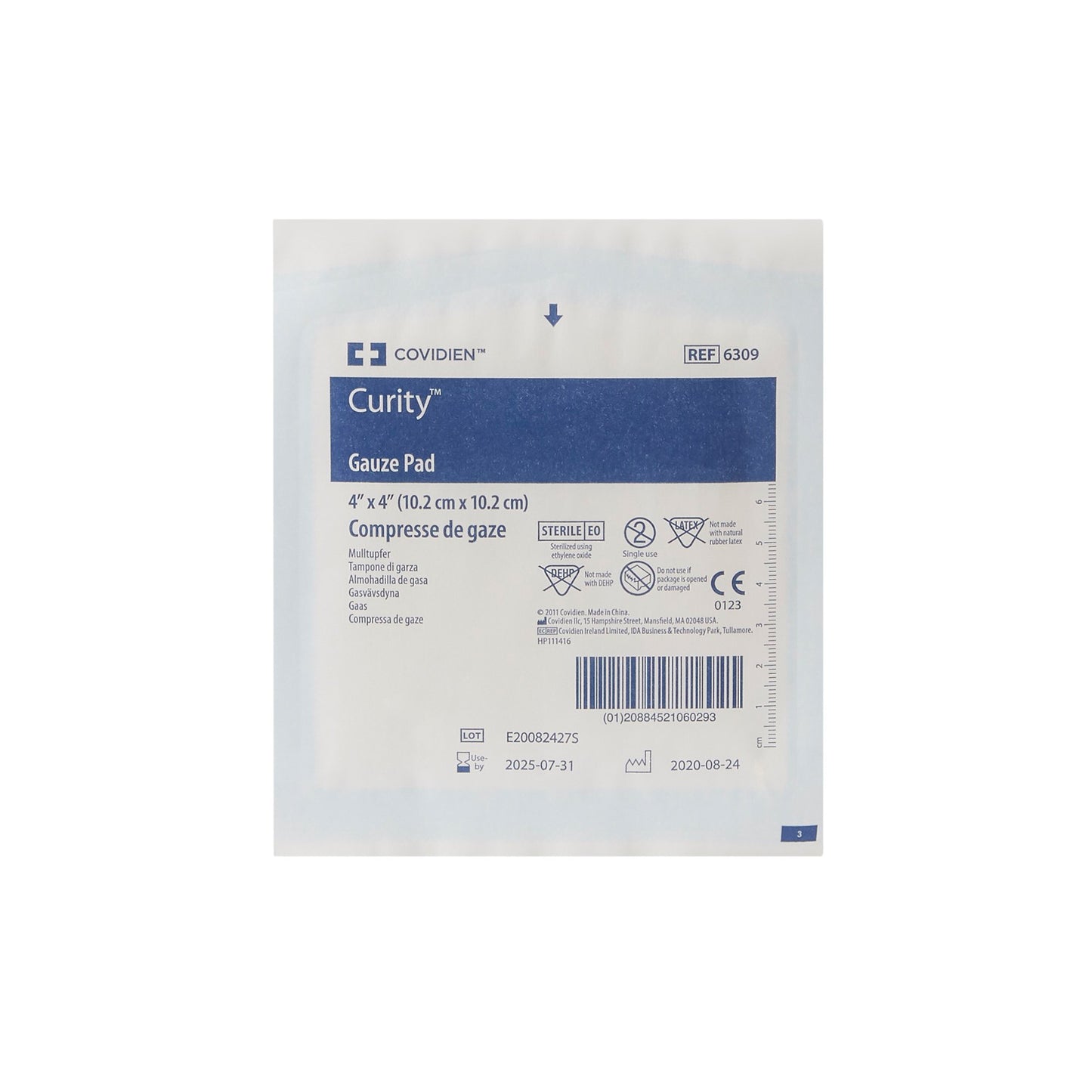 SPONGE, GAUZE 12PLY STR 4"X4"