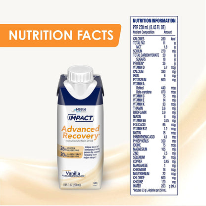 DRINK, IMPACT ADVANCED RECOVERY VANILLA 8.45 FL OZ