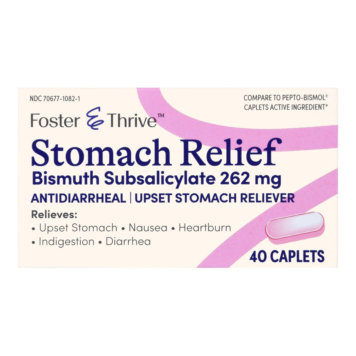 STOMACH RELIEF, TAB FT SM 262MG