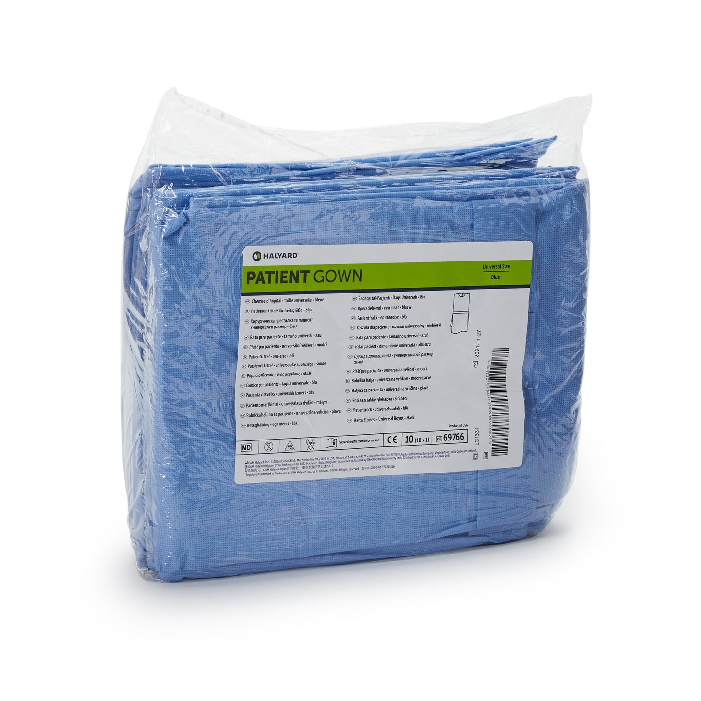 GOWN, XRAY BLU