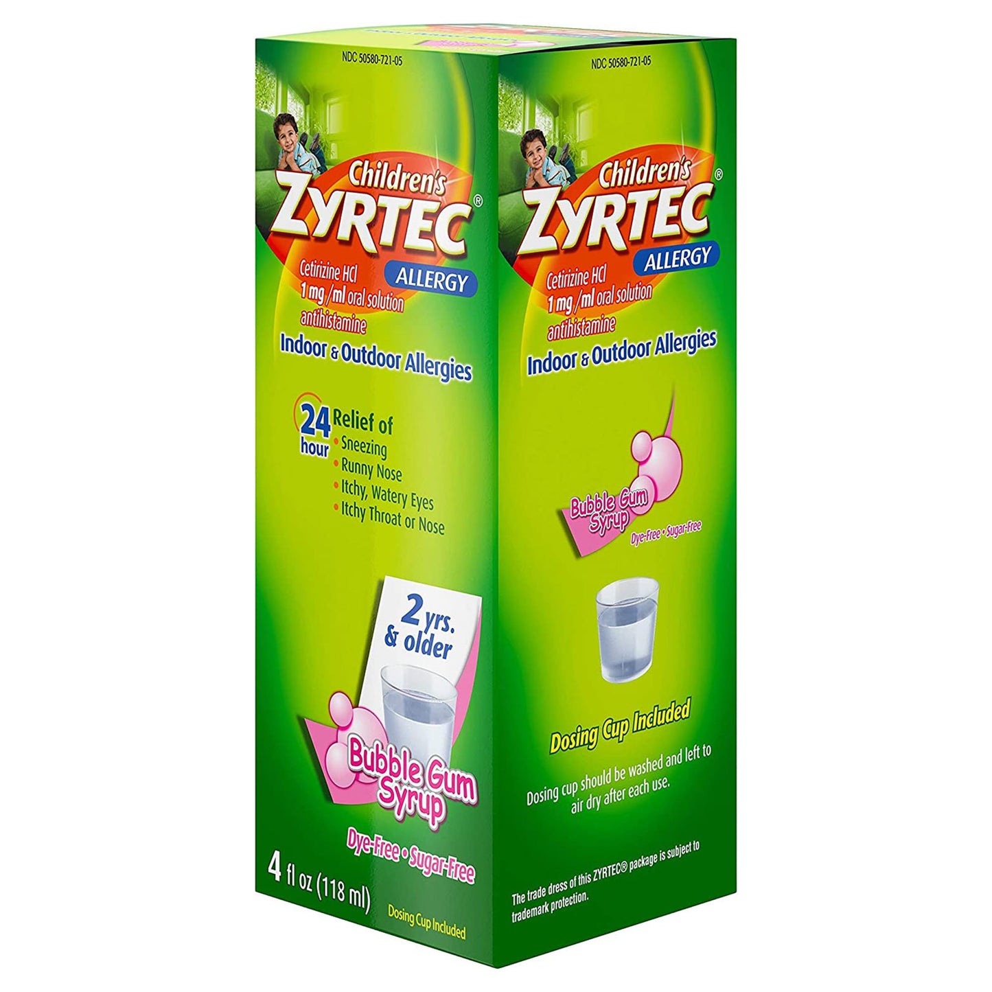 CHILDRENS ZYRTEC, SYRP 1MG/ML4OZ