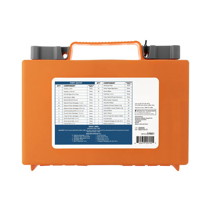 FIRST AID KIT, 50 PERSON PLASTIC