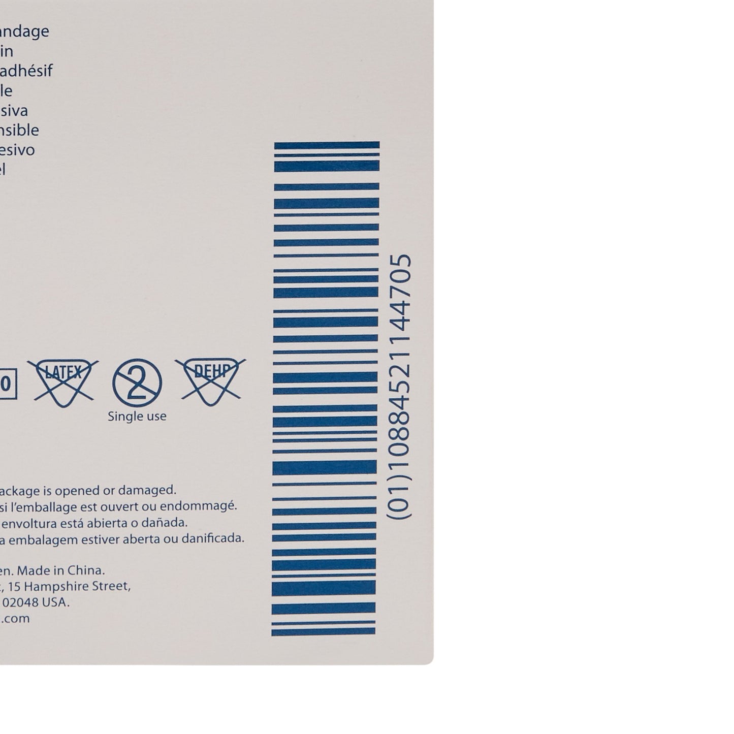 BANDAGE, ADH SENSITIVE SKIN 1"X3"