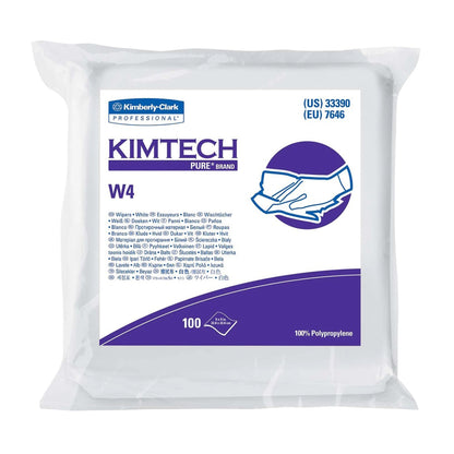 WIPES, KIMTECH PURE 9X9 WHT