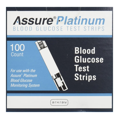 TEST STRIP, BLD GLUC ASSURE PLATINUM