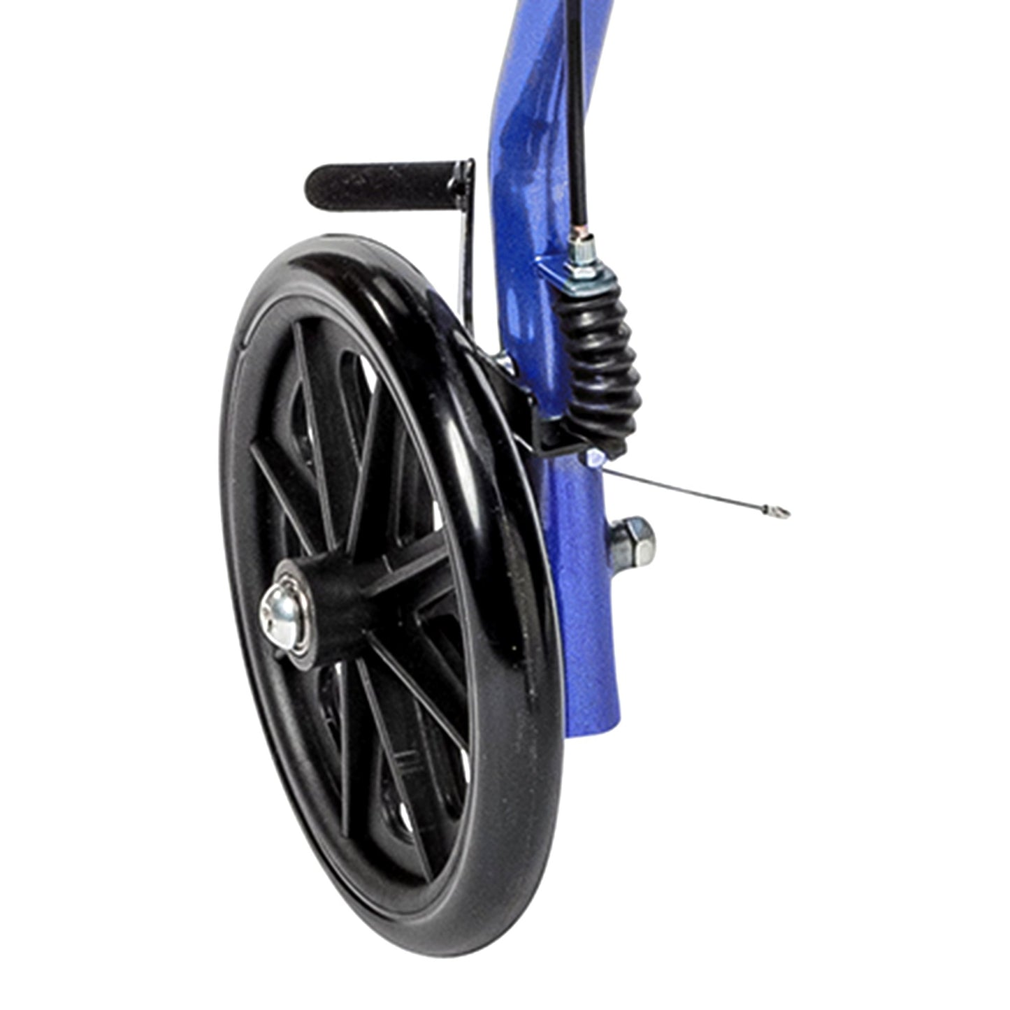 ROLLATOR, BARIATRIC FLDING STEEL 8" WHEELS BLU 500LB