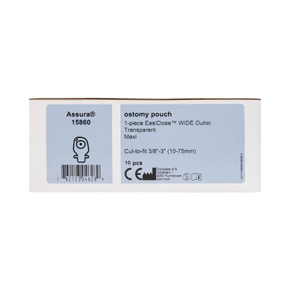 POUCH, 1PC ASSURA MAXI TRNSPRNT 3/8"-3"