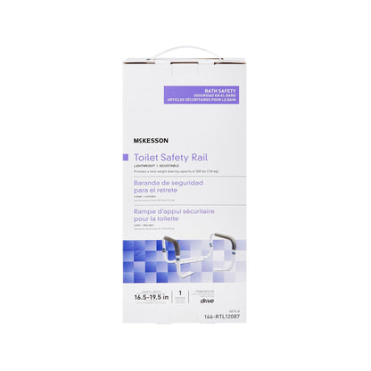 RAIL, TOILET SAFETY ADJ WIDTH16.5"-19.5"