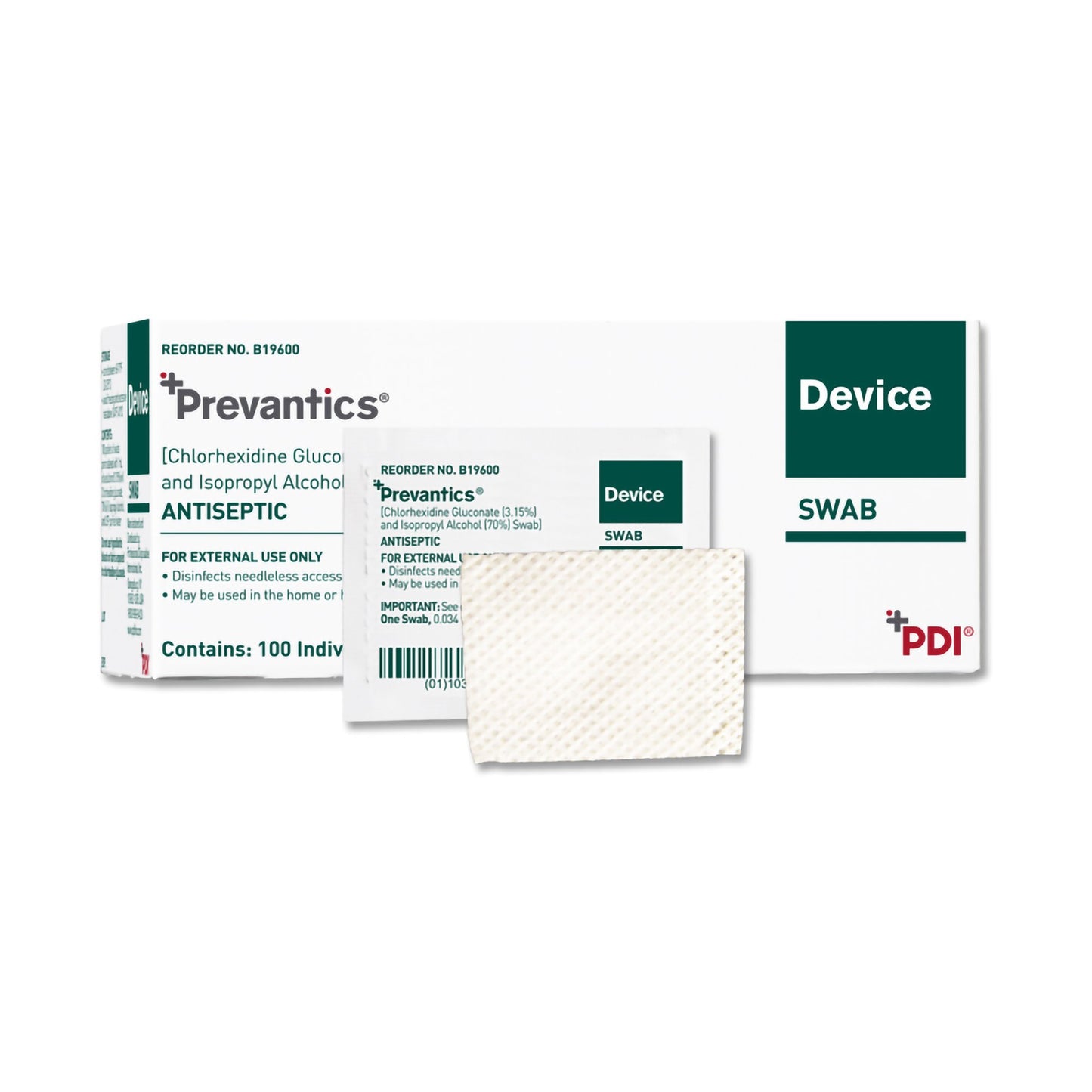SWAB, DEVICE PREVANTICS ANTISEPTIC 1ML