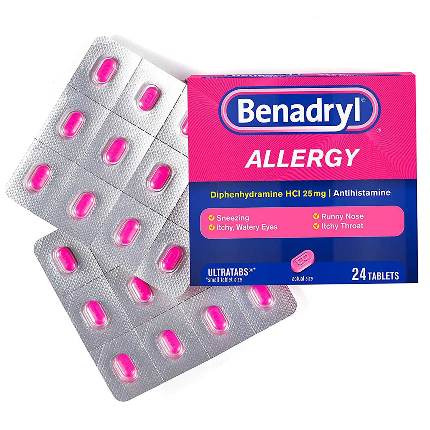 BENADRYL ULTRA, TAB 25MG