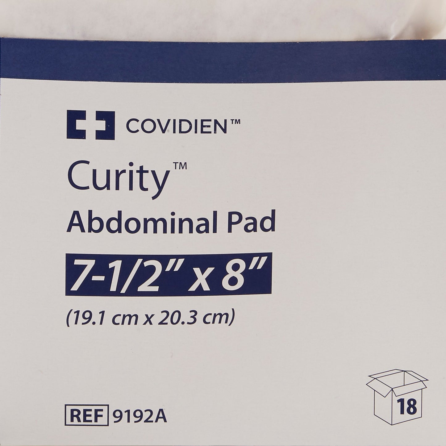 PAD, ABDN CURITY 7 1/2"X8"
