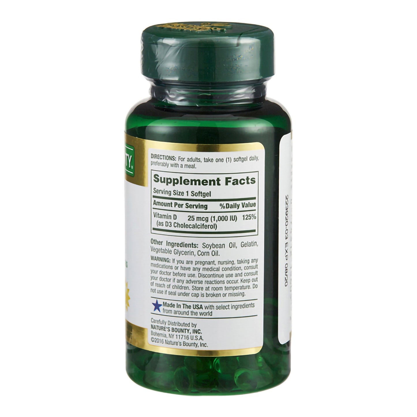 VITAMIN D, SGEL 1000IU