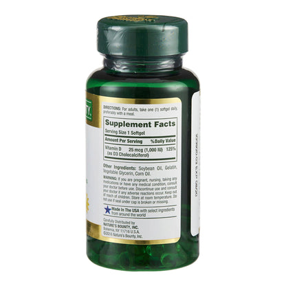 VITAMIN D, SGEL 1000IU