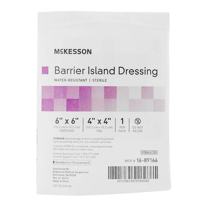 DRESSING, ISLAND BARR COMPOSITE STR WTRPRF 6X6