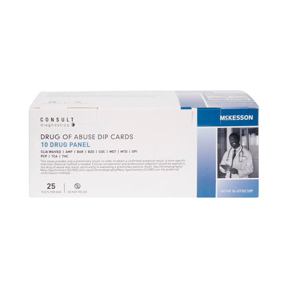 TEST KIT, DRUG DIPCARD 10PANELWAIVED