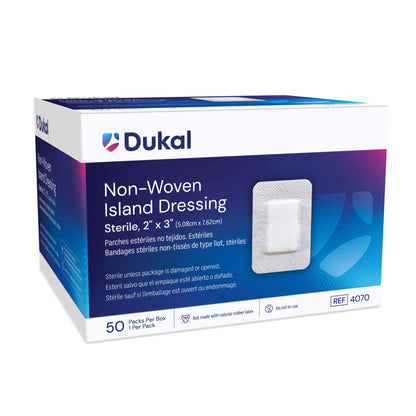 DRESSING, WND MINI ISLAND N/ADH STR 2X3"