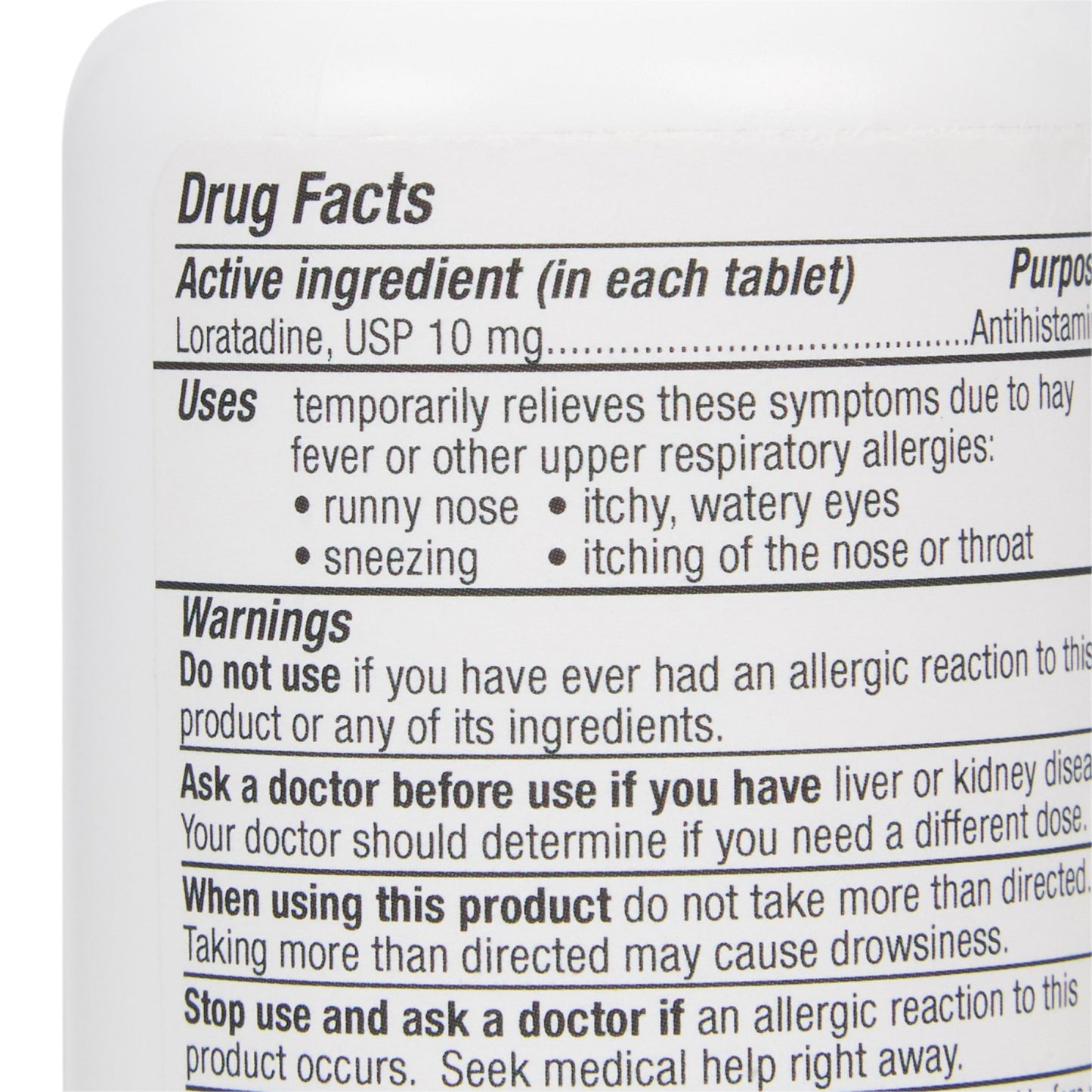 LORATADINE, TAB 10MG