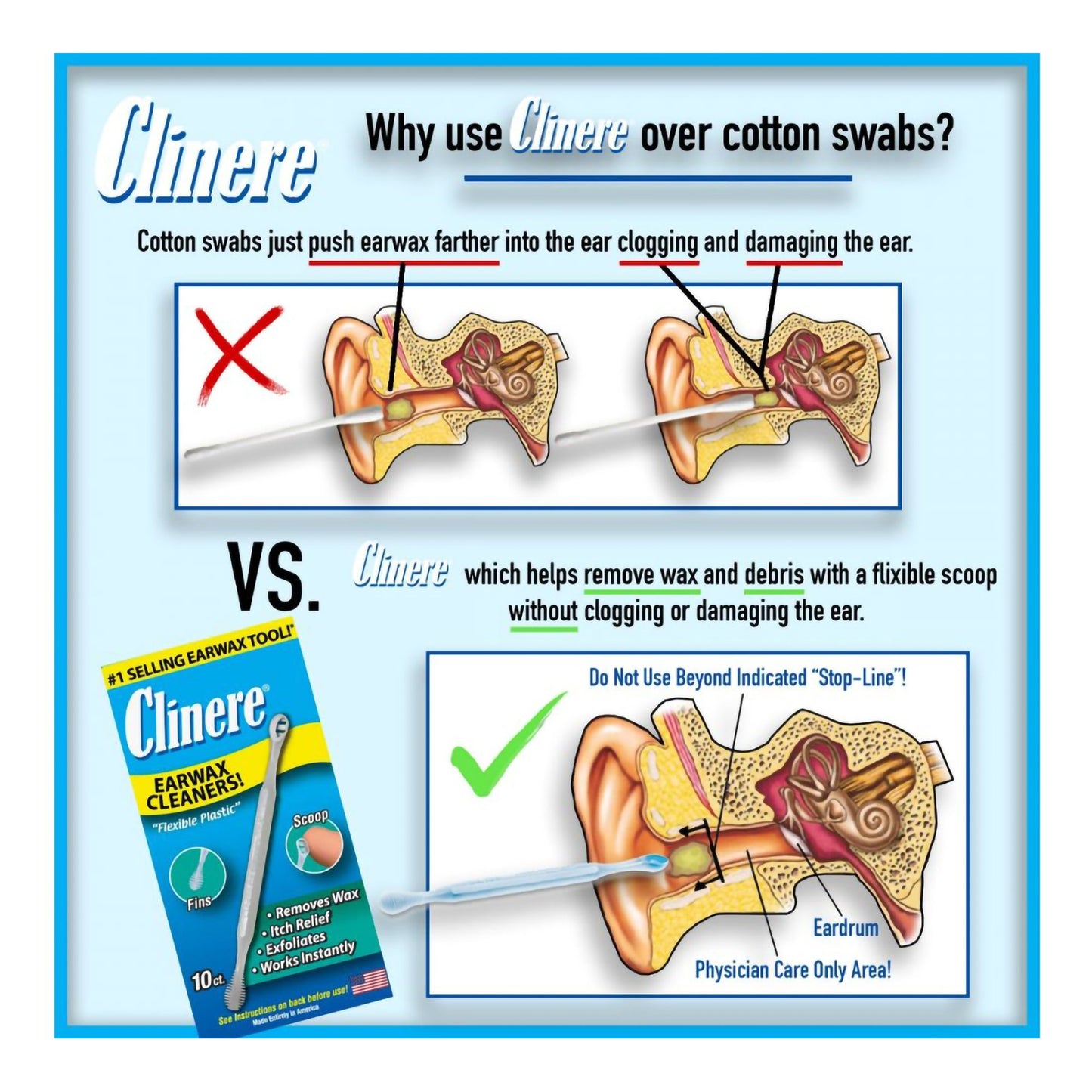 CLEANER, EARWAX CLINERE