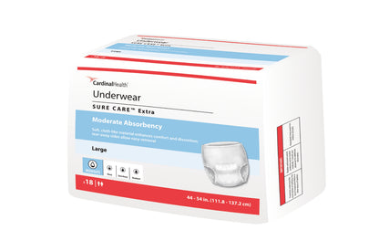 UNDERWEAR, INCONT PROT SZ LG