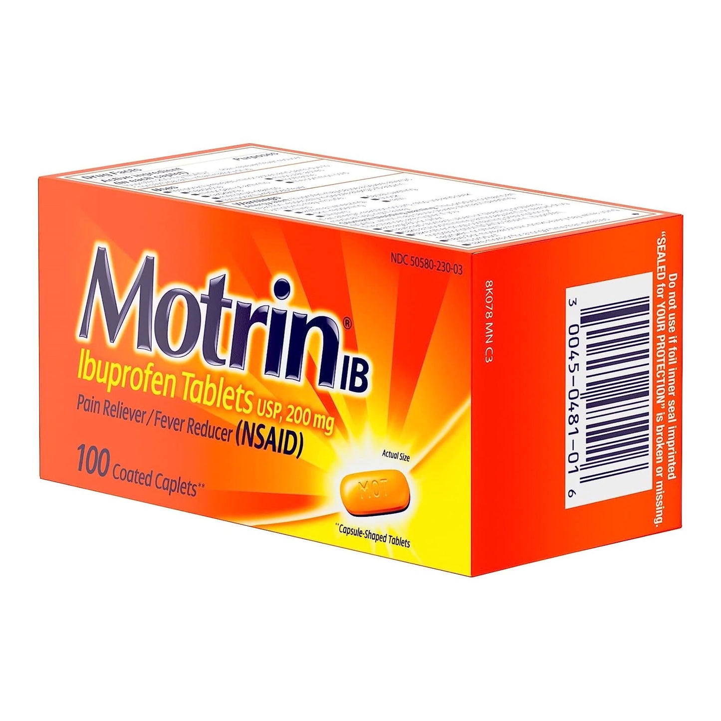 MOTRIN IB, CAP 200MG