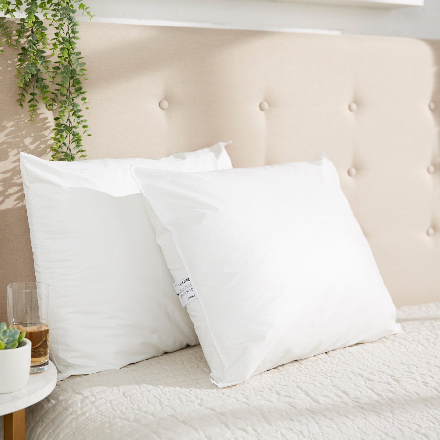 PILLOW, MICROVENT XFULL LOFT WHT 20X26