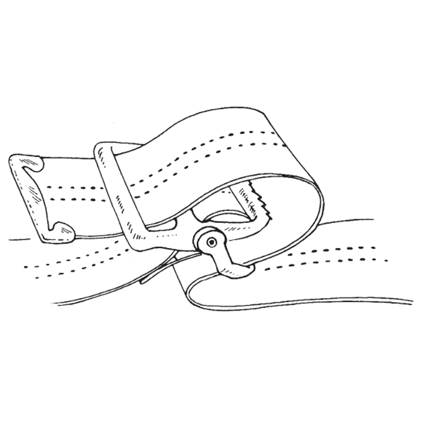 BELT, GAIT W/SLIDE LOCK BUCKLE5090 SKLCRE
