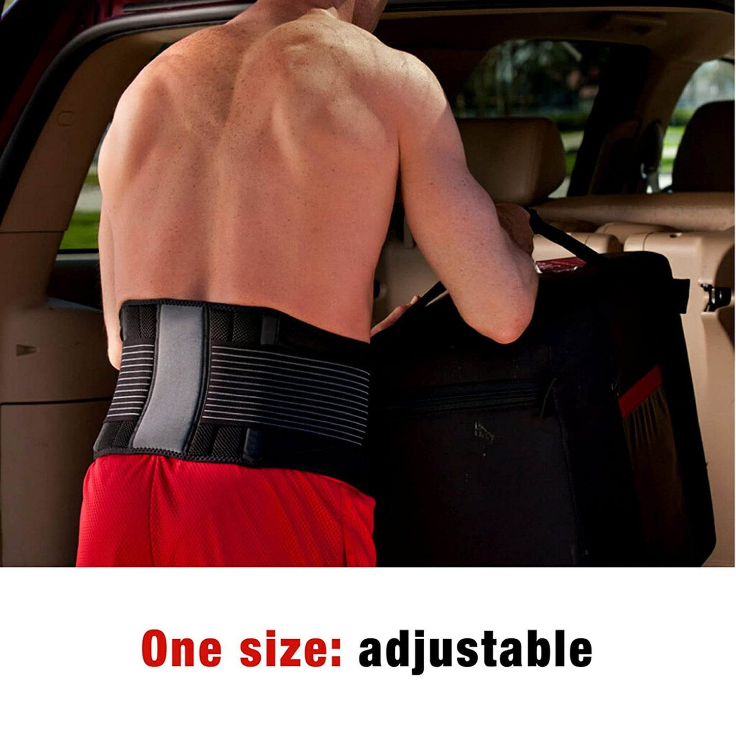 BACK BRACE, ACE ADJ ONE-SIZE