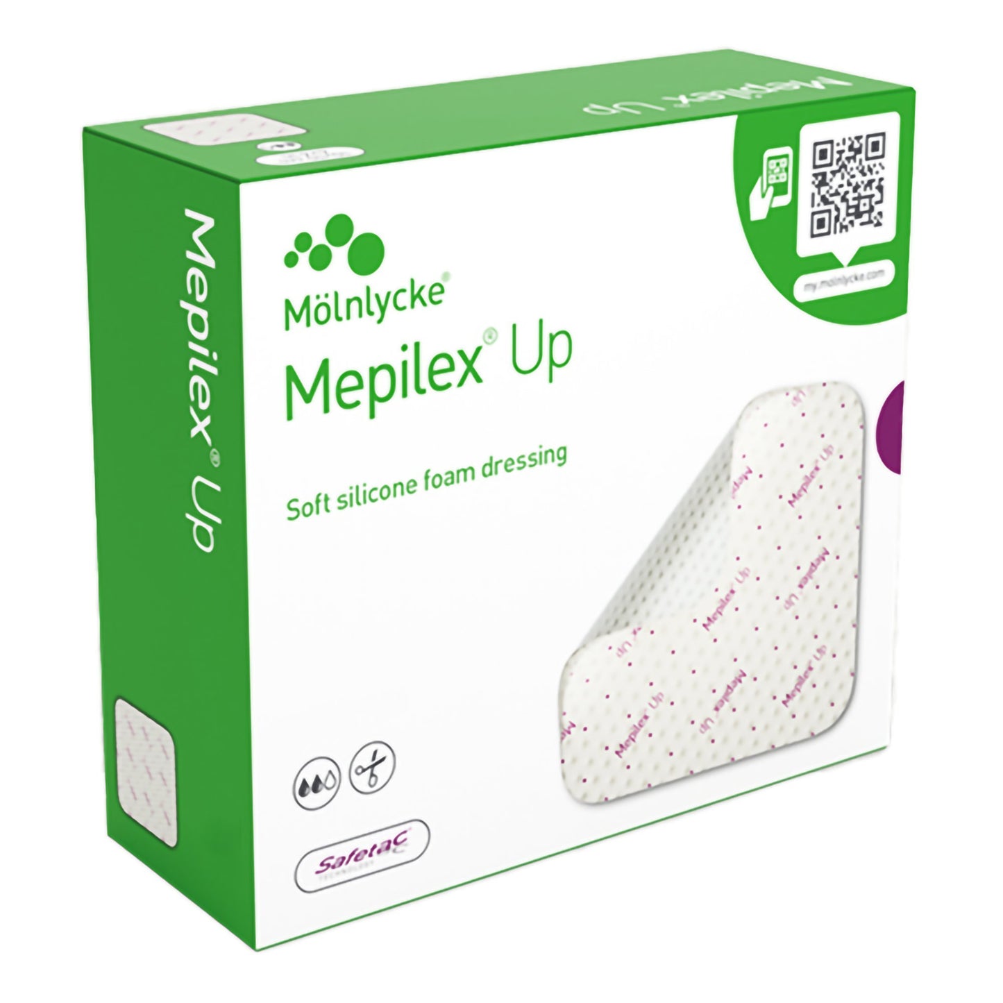 DRESSING, WOUND FOAM MEPILEX UP 4X4"