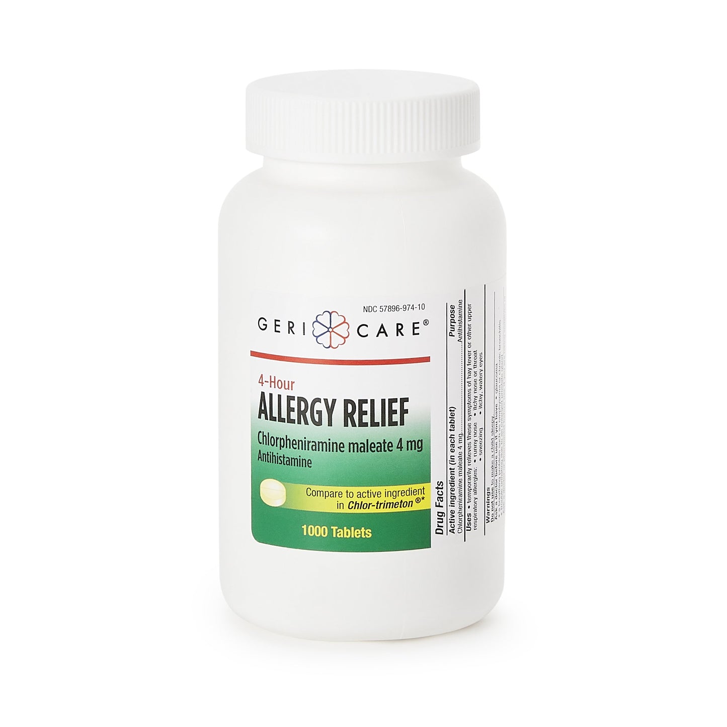 CHLORPHENIRAMINE MALEATE, TAB4MG