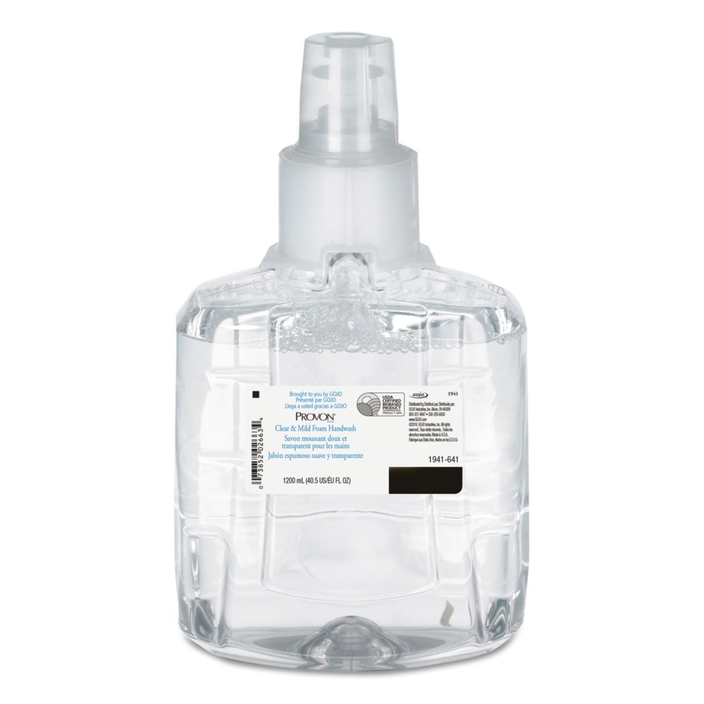 HANDWASH, FOAM PROVON CLR & MILD 1200ML