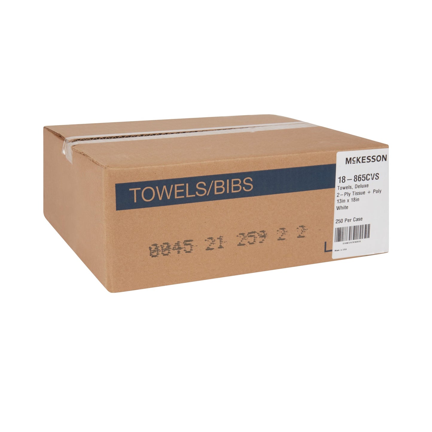 TOWEL, PRO 2PLY POLY WHT 13X18