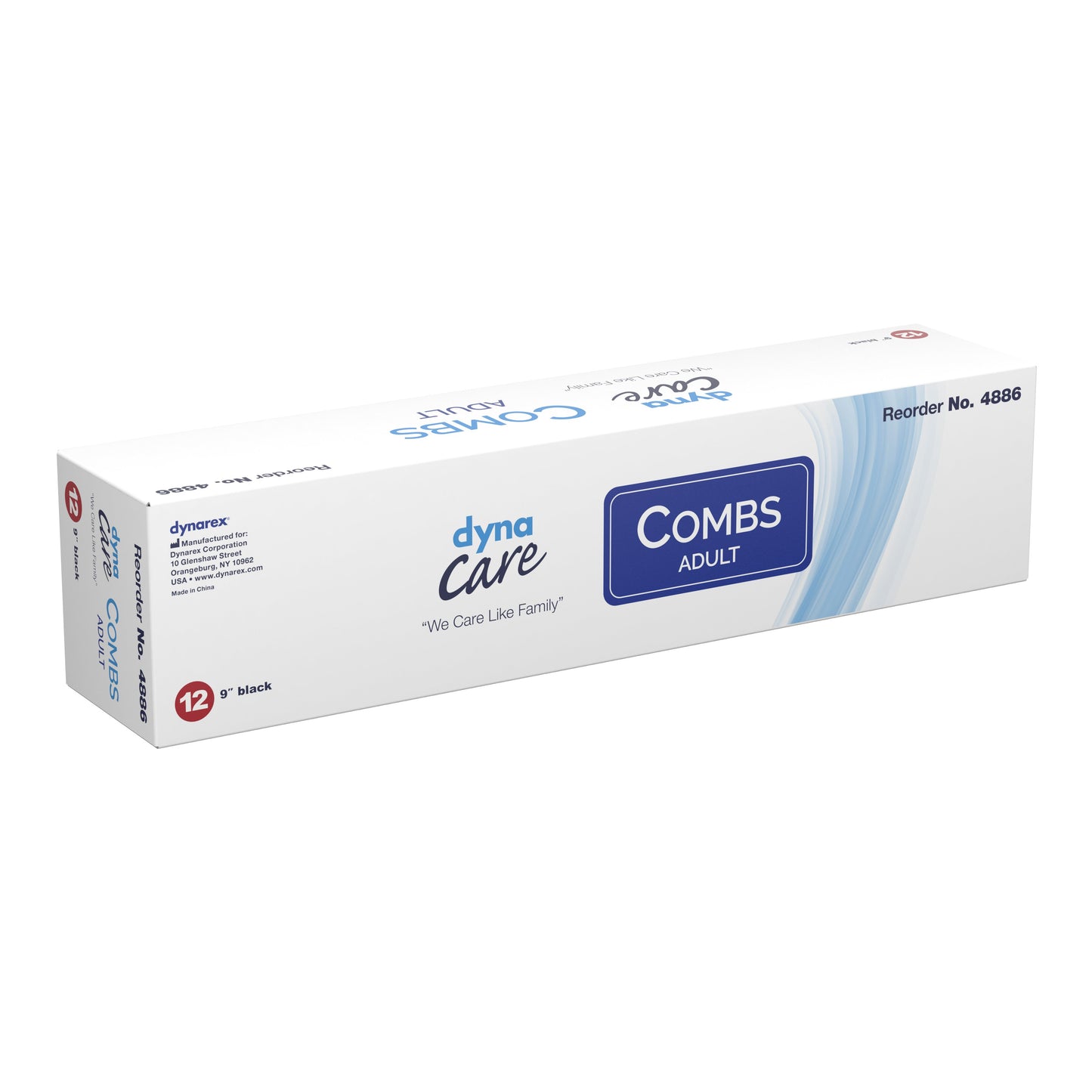 COMB, HAIR BLK 9"