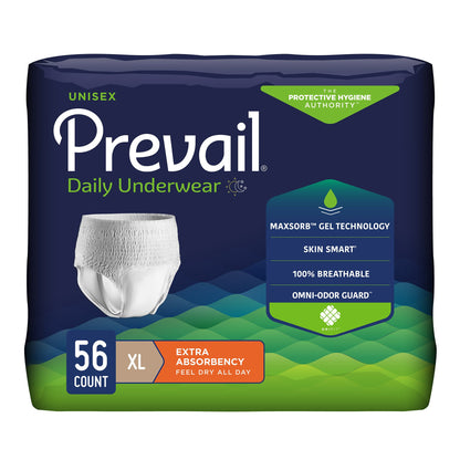 UNDERWEAR, PULL-ON PREVAIL XLG