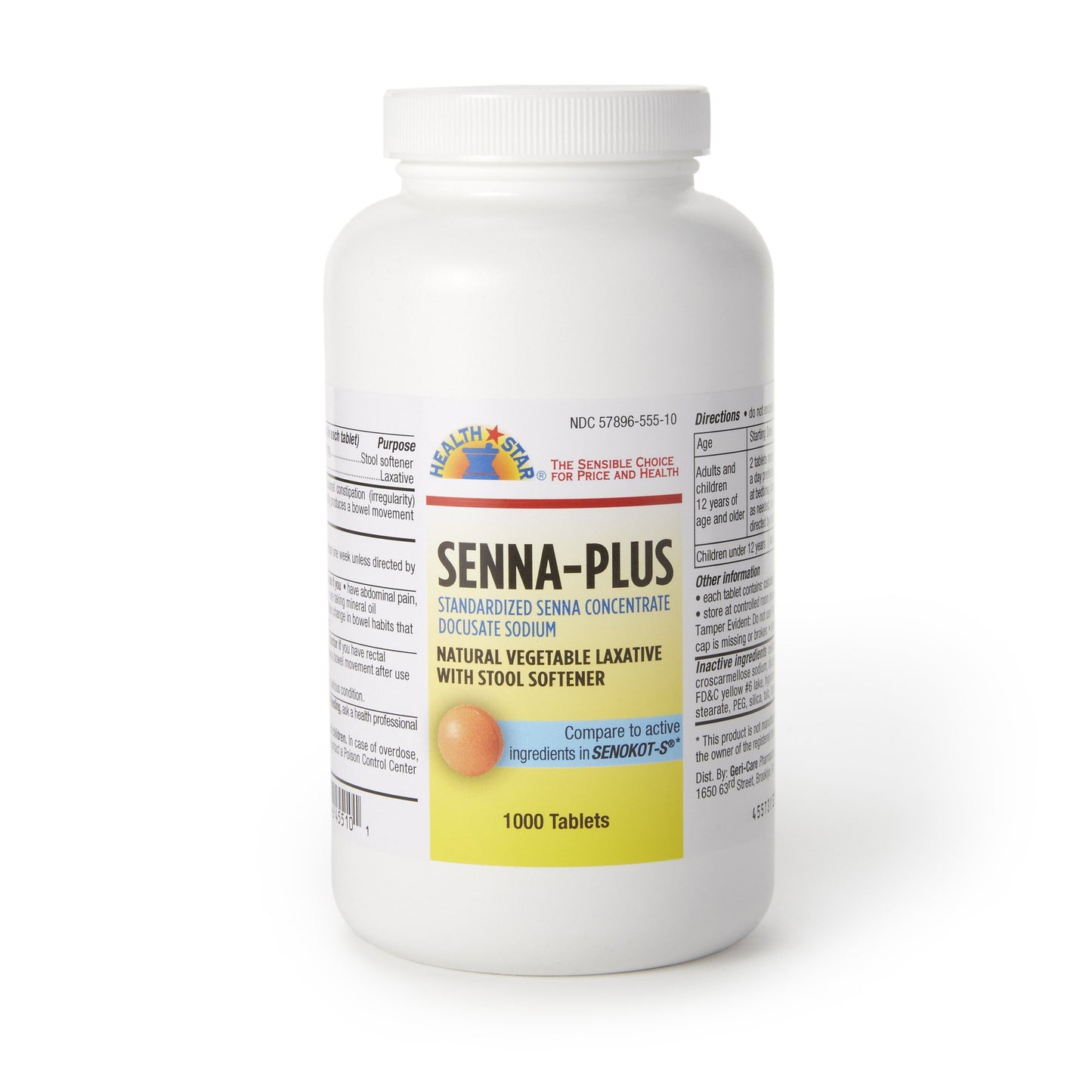 SENNA, TAB 8.6MG PLUS 50MG DSS