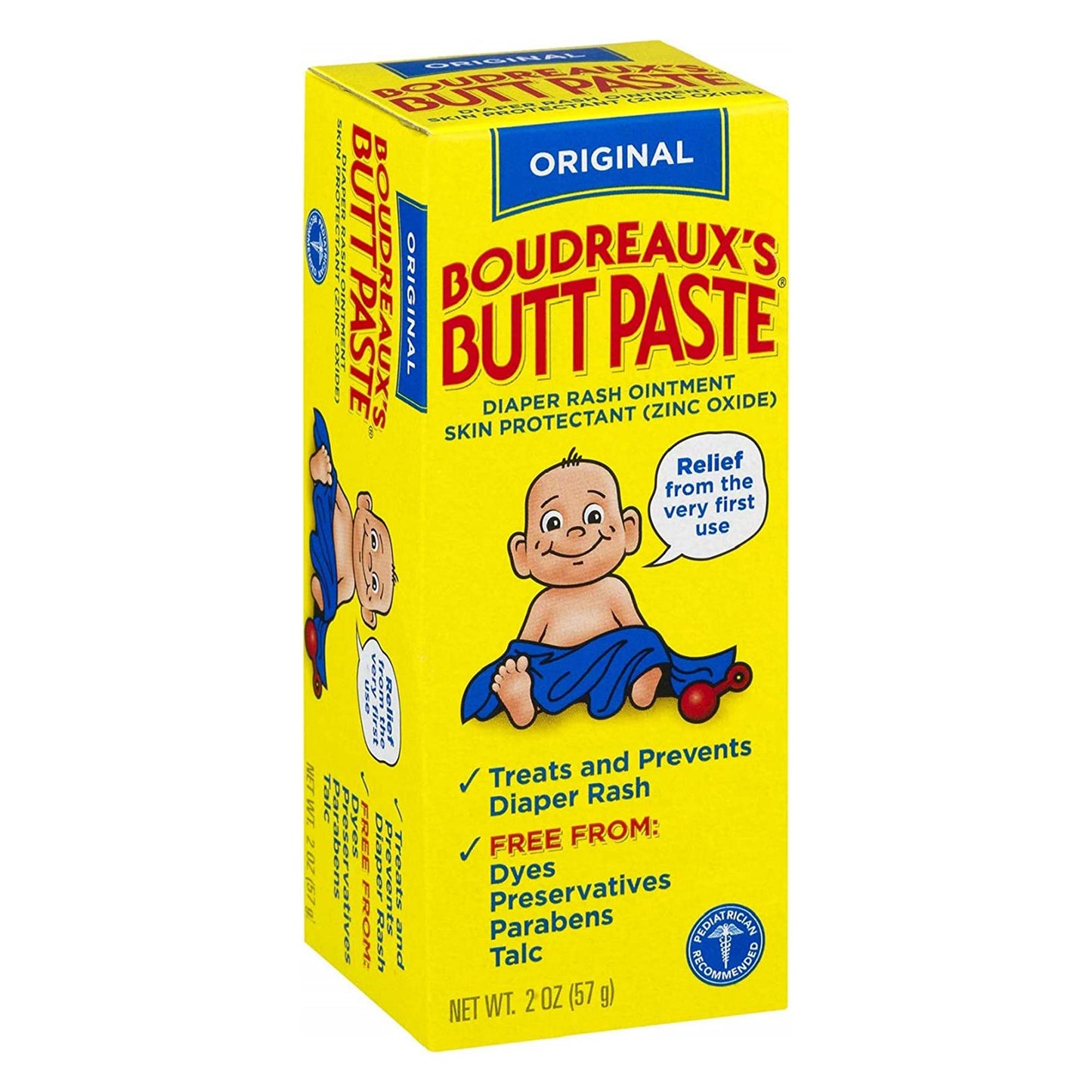 BOUDREAUX BUTT, PASTE 16% ZINCOXIDE 2OZ