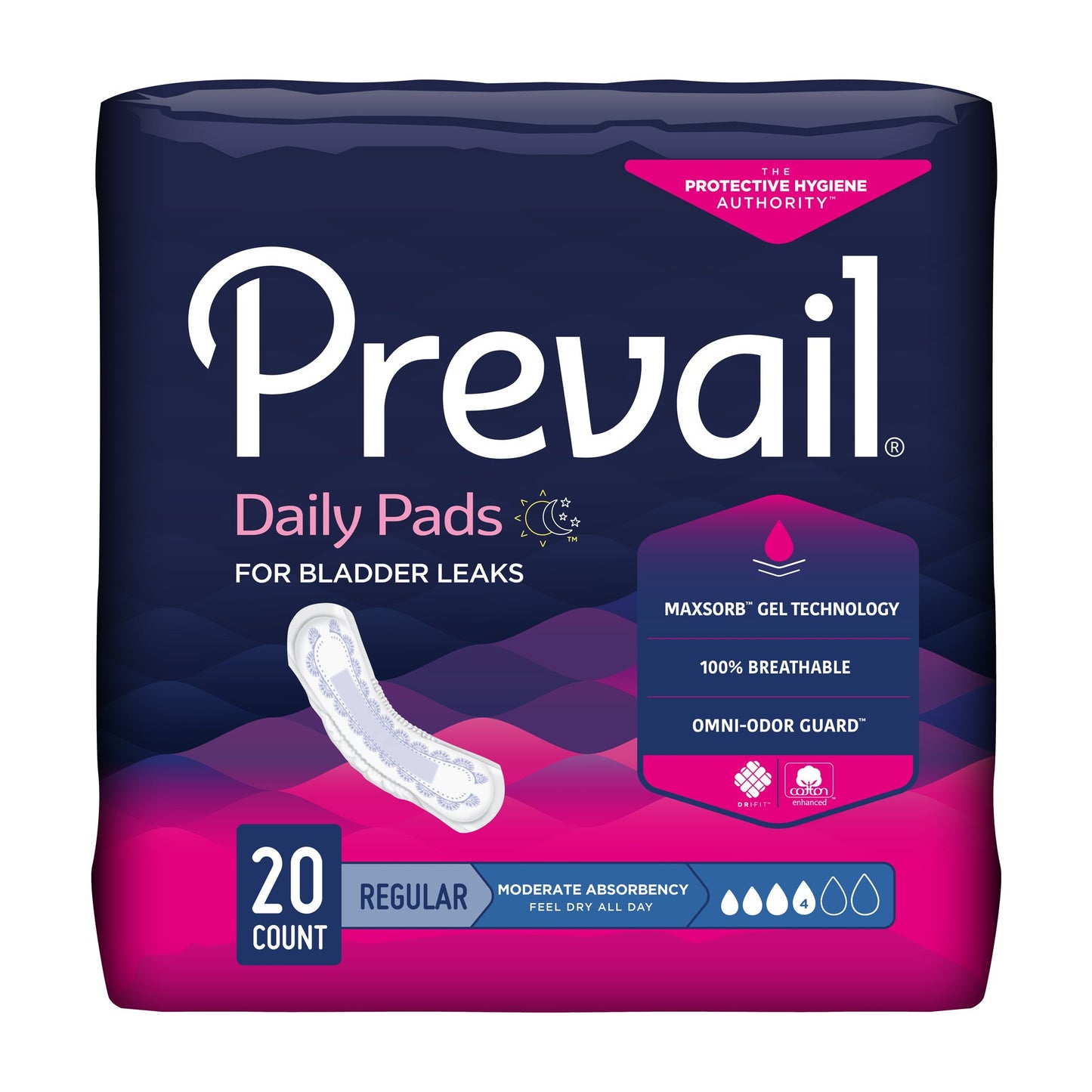 PAD, BLADDER CNTRL MODERATE