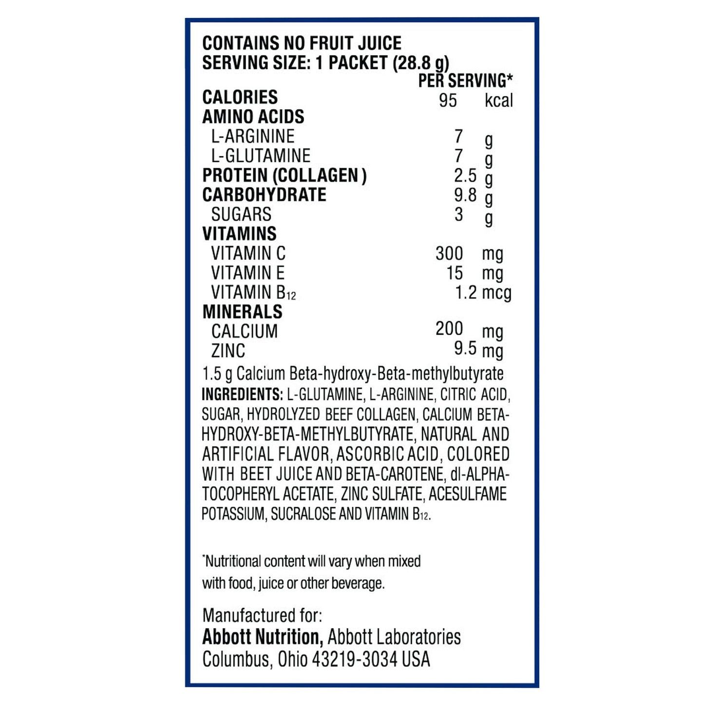 JUVEN, PDR FRUIT PUNCH 1.02OZPKT