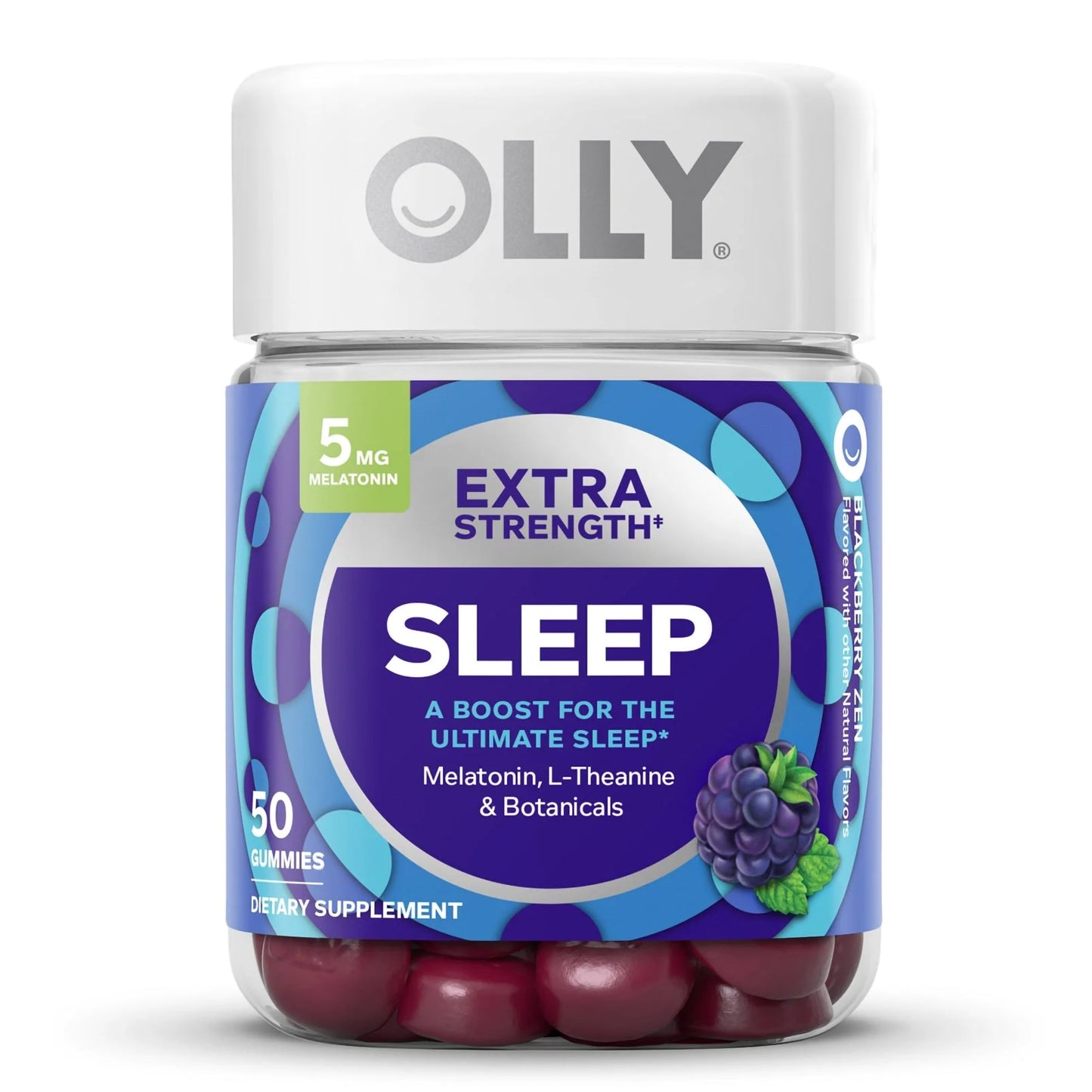 OLLY, GUMMY SLEEP ZEN XS BLK BERRY