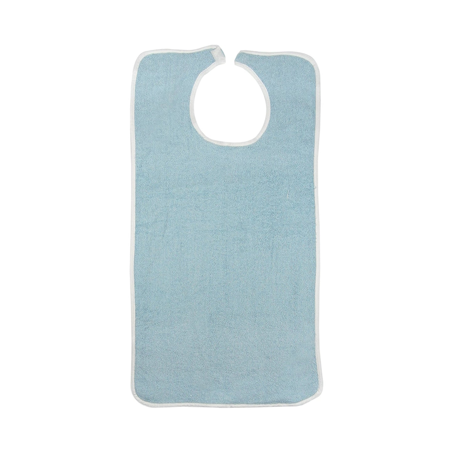 BIB, ADLT TERRY CLOTH VELCRO BLUE