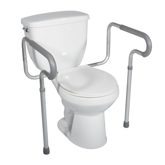 FRAME, TOILET SAFETY ALUM ADJDRVMED