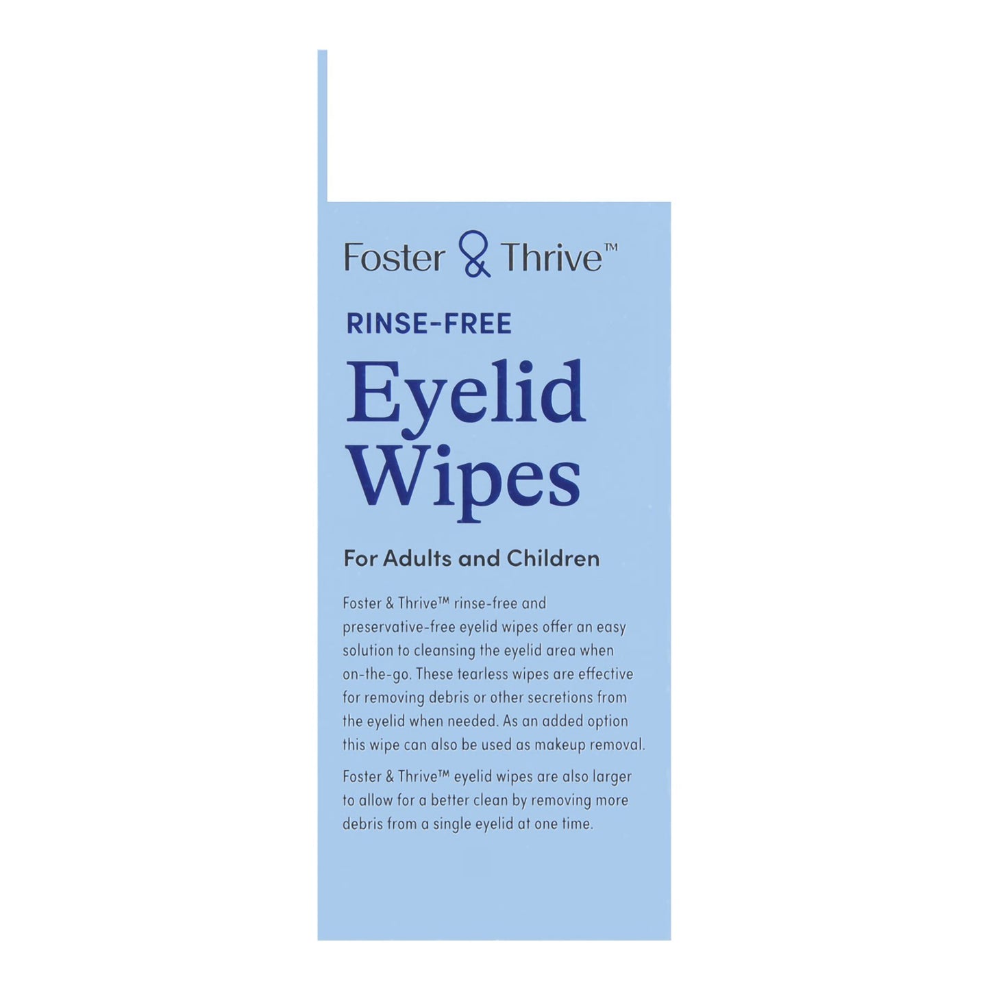 EYELID, WIPE WET FT SM