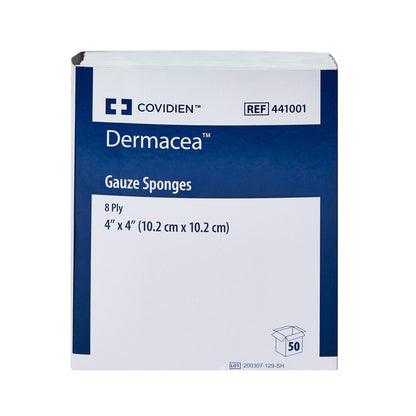 SPONGE, GAUZE DERMACEA 8PLY STR 4"X4"