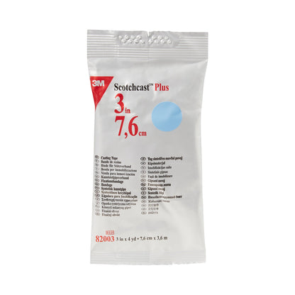 TAPE, CAST SCOTCHCAST 3"X4YDSLT BLU