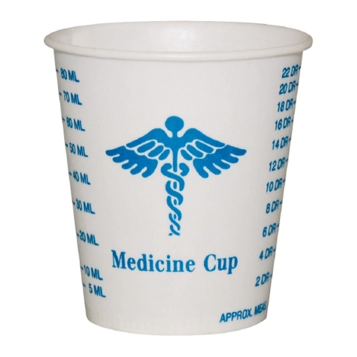 CUP, MEDICINE GRAD WAX COATED3OZ
