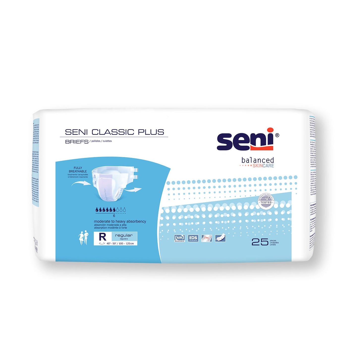 BRIEF, INCONT SENI CLASSIC PLUS REG 40"-50"
