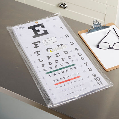CHART, EYE TEST SNELLEN LF 20'22"X11"