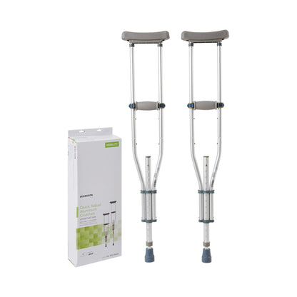 CRUTCH, UNDERARM ADJ ALUM UNIV38.5"-62.5"